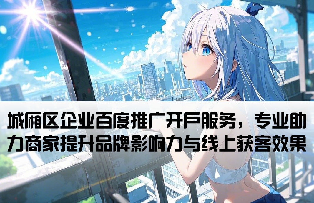 城厢区百度推广开户